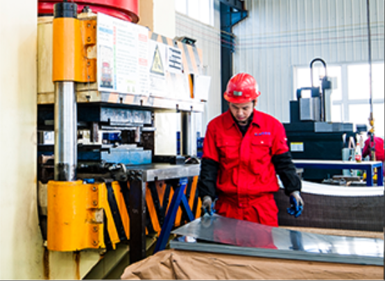 Plates pressing process
